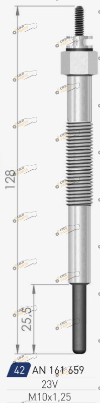 Свеча накаливания A-N PARTS 161 659